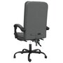 Voir la diapositive 5 : VIDAXL Fauteuil inclinable de bureau Gris fonce Tissu