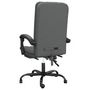 Voir la diapositive 5 : VIDAXL Fauteuil inclinable de bureau Gris fonce Tissu