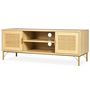 Voir la diapositive 4 : Paris Prix Meuble TV 2 Portes  Ibiza  120cm Naturel