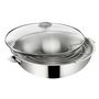 Voir la diapositive 2 : Lagostina Wok 30cm avec couvercle en verre - 12138042230