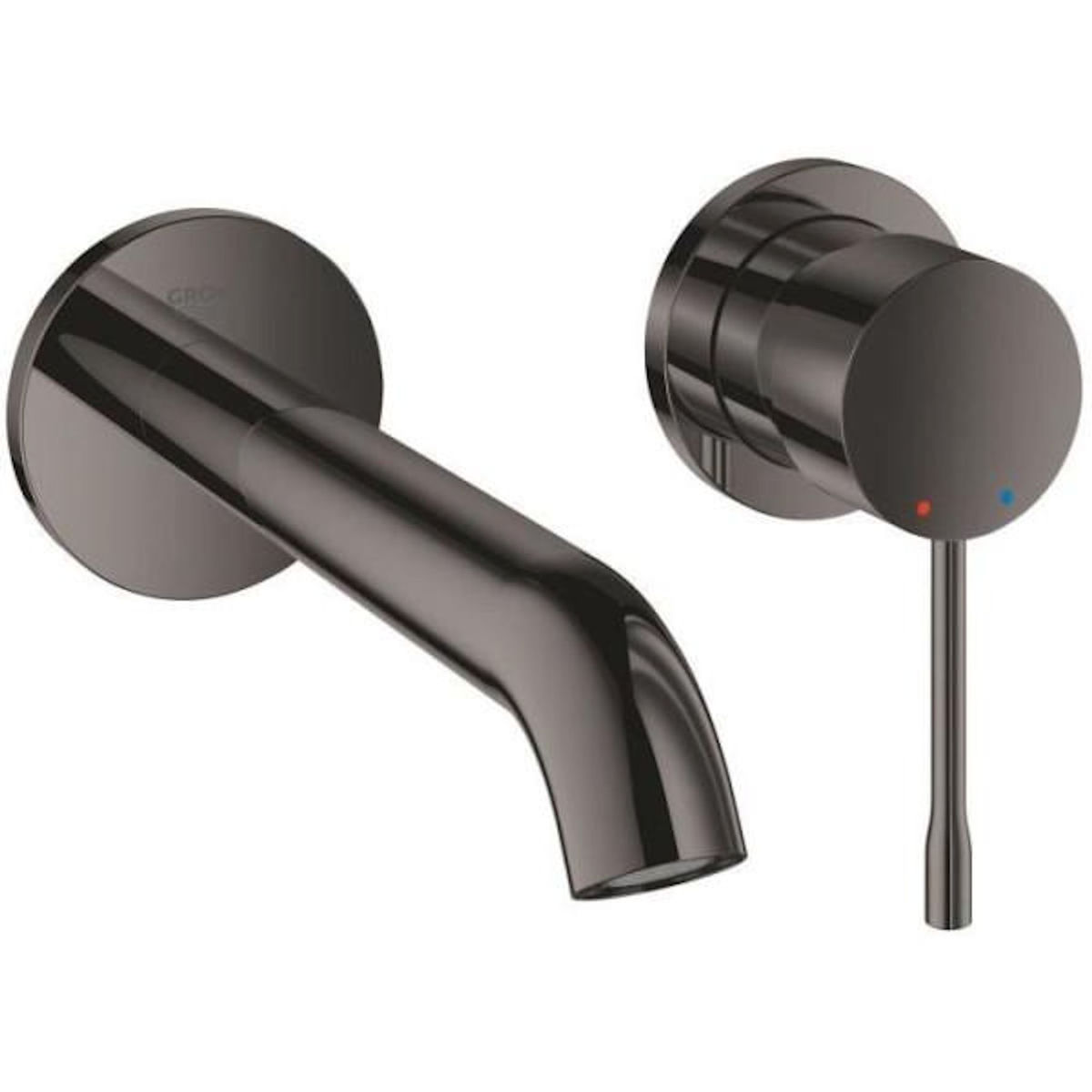 Grohe Mitigeur lavabo mural - GROHE - Essence - 2 trous - Taille M - Finition Hard Graphite