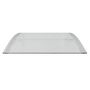 Voir la diapositive 4 : VIDAXL Auvent de porte gris et transparent 80 x 75 cm en polycarbonate