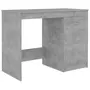 VIDAXL Bureau Gris beton 140x50x76 cm Agglomere