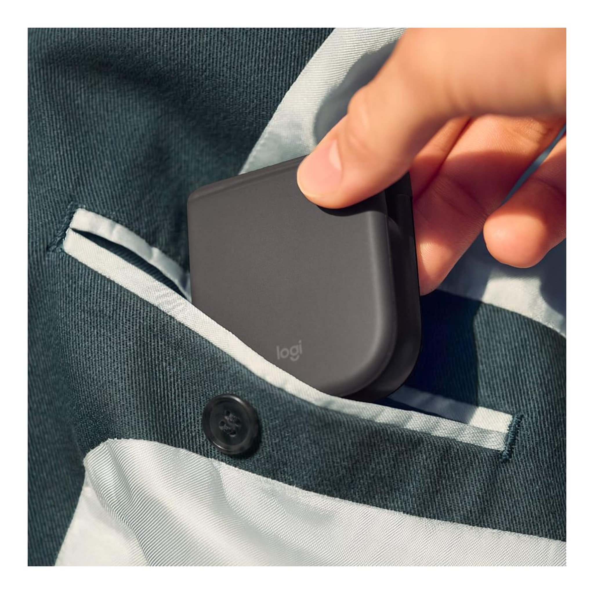 Voir la diapositive 3 : Logitech Logitech Mobi Fold souris Voyage Ambidextre RF sans fil + Bluetooth Optique 4000 DPI
