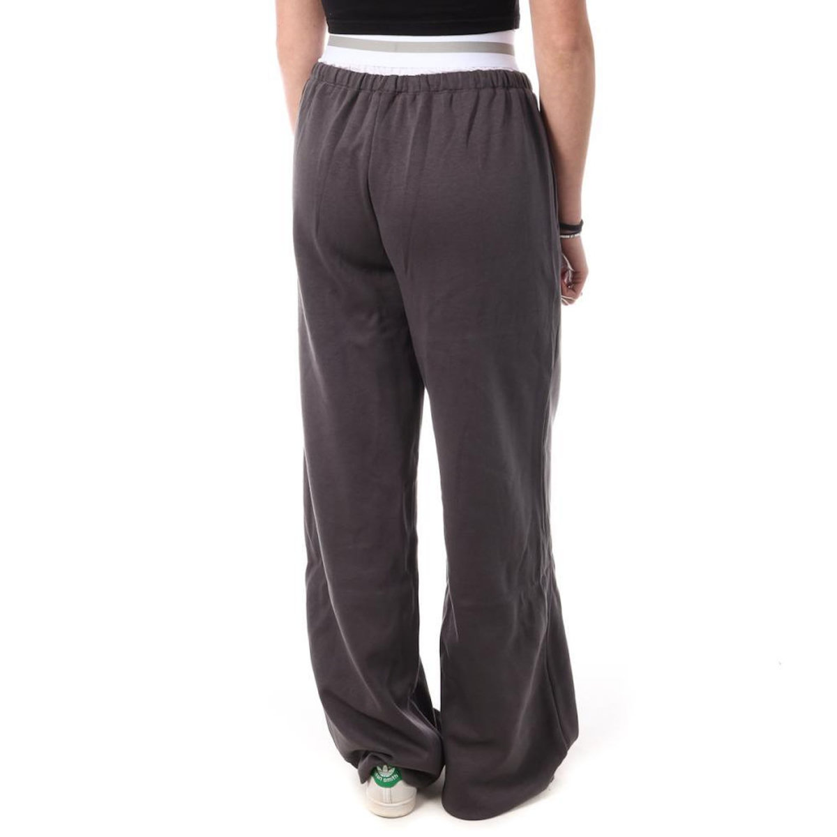 MONDAY PREMIUM Pantalon Fluide Gris Femme Monday Premium 3256