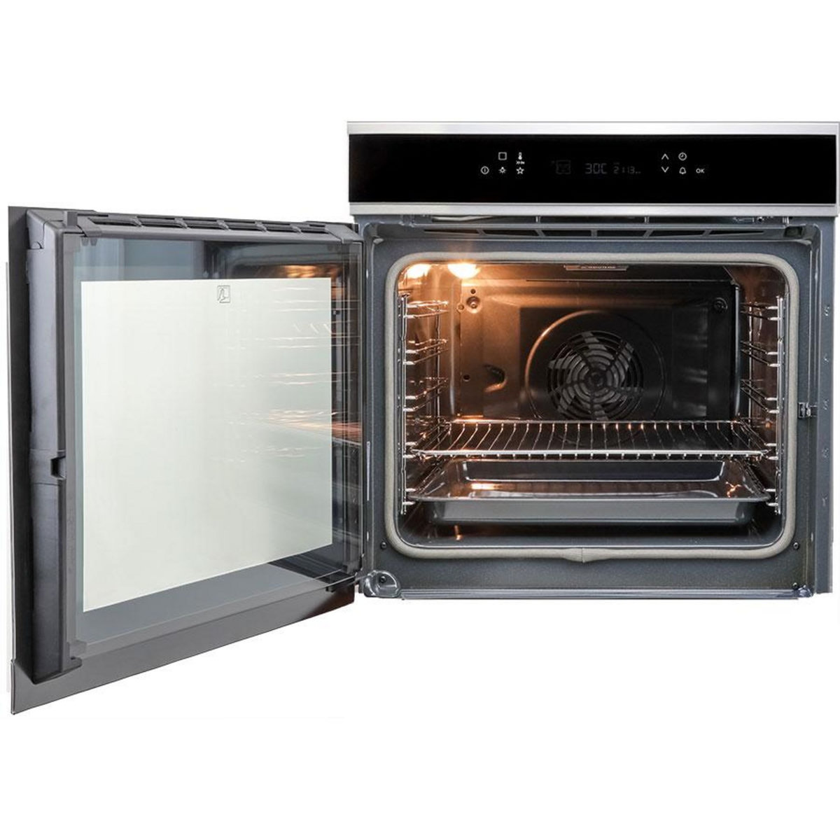 ELECTROLUX Four intégrable multifonction 72l 60cm a+ pyrolyse inox - EOF7P00LX