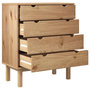 Voir la diapositive 4 : VIDAXL Commode OTTA 76,5x39,5x90 cm Bois de pin massif