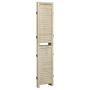 Voir la diapositive 4 : VIDAXL Cloison de separation 3 panneaux 105x165 cm Bois de Paulownia
