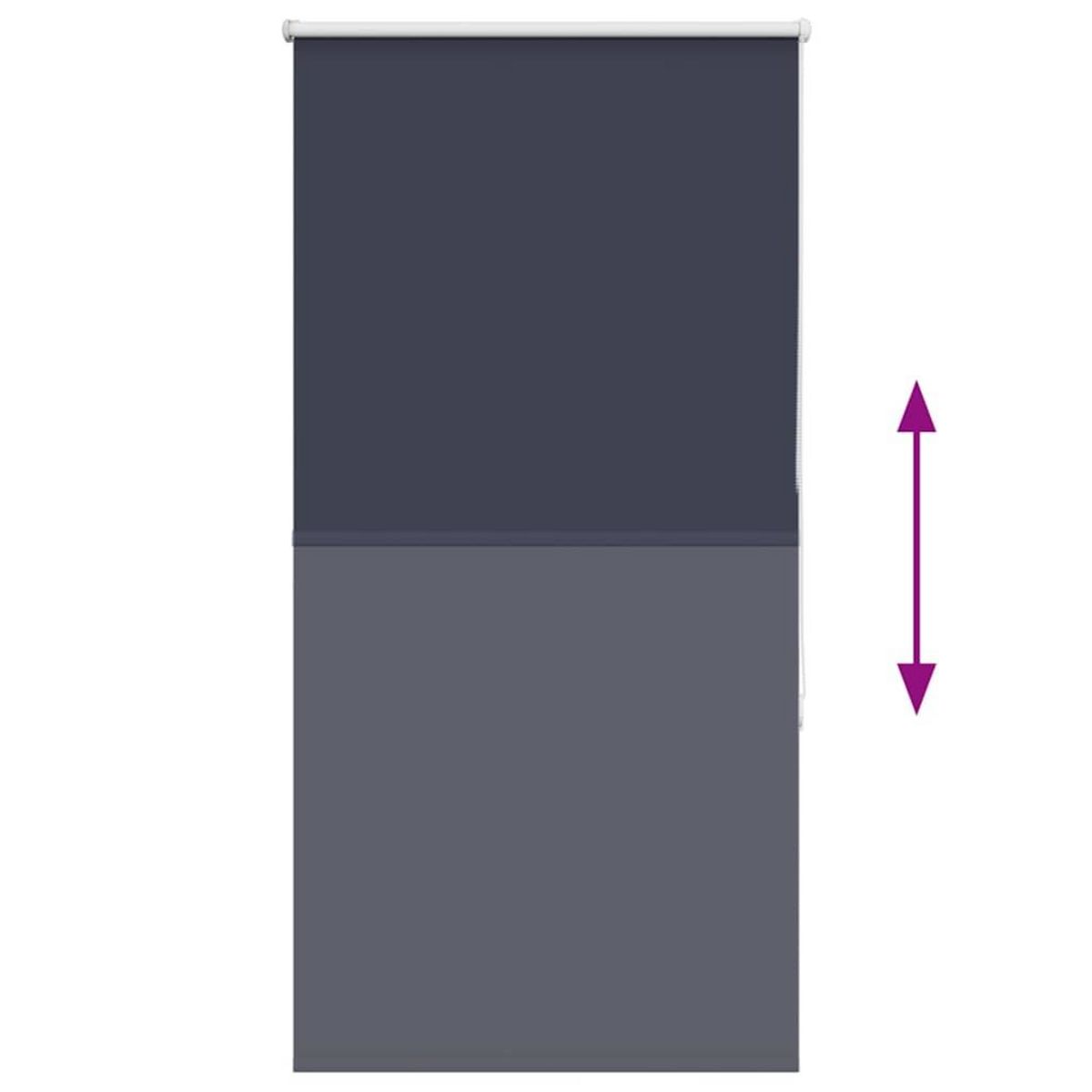 VIDAXL Store enrouleur occultant largeur du tissu 70,7 cm polyester