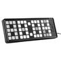 Voir la diapositive 3 : Karlsson Réveil rétro Keyboard - Noir