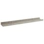 Voir la diapositive 5 : VIDAXL Etageres murales 2 pcs Gris beton 60x9x3 cm
