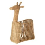 Paris Prix Panier de Rangement en Rotin  Girafe  83cm Naturel