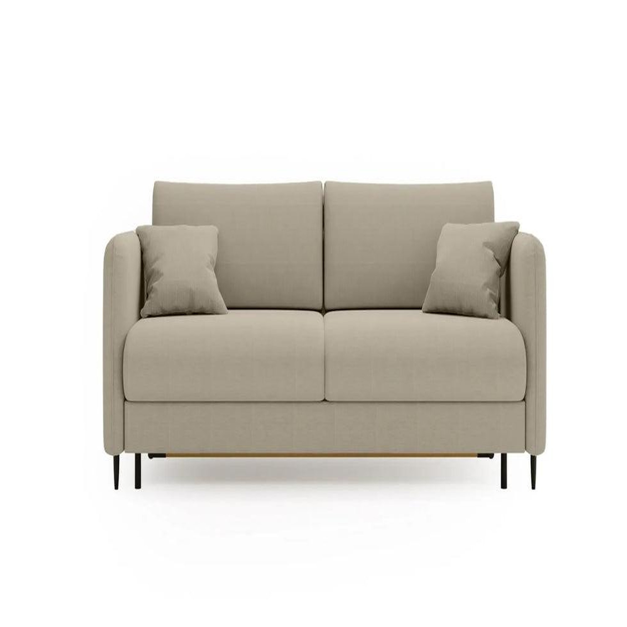 Voir la diapositive 1 : CASANOVA PARIS Vicky ii - canapé droit convertible tissu lisse 2 places