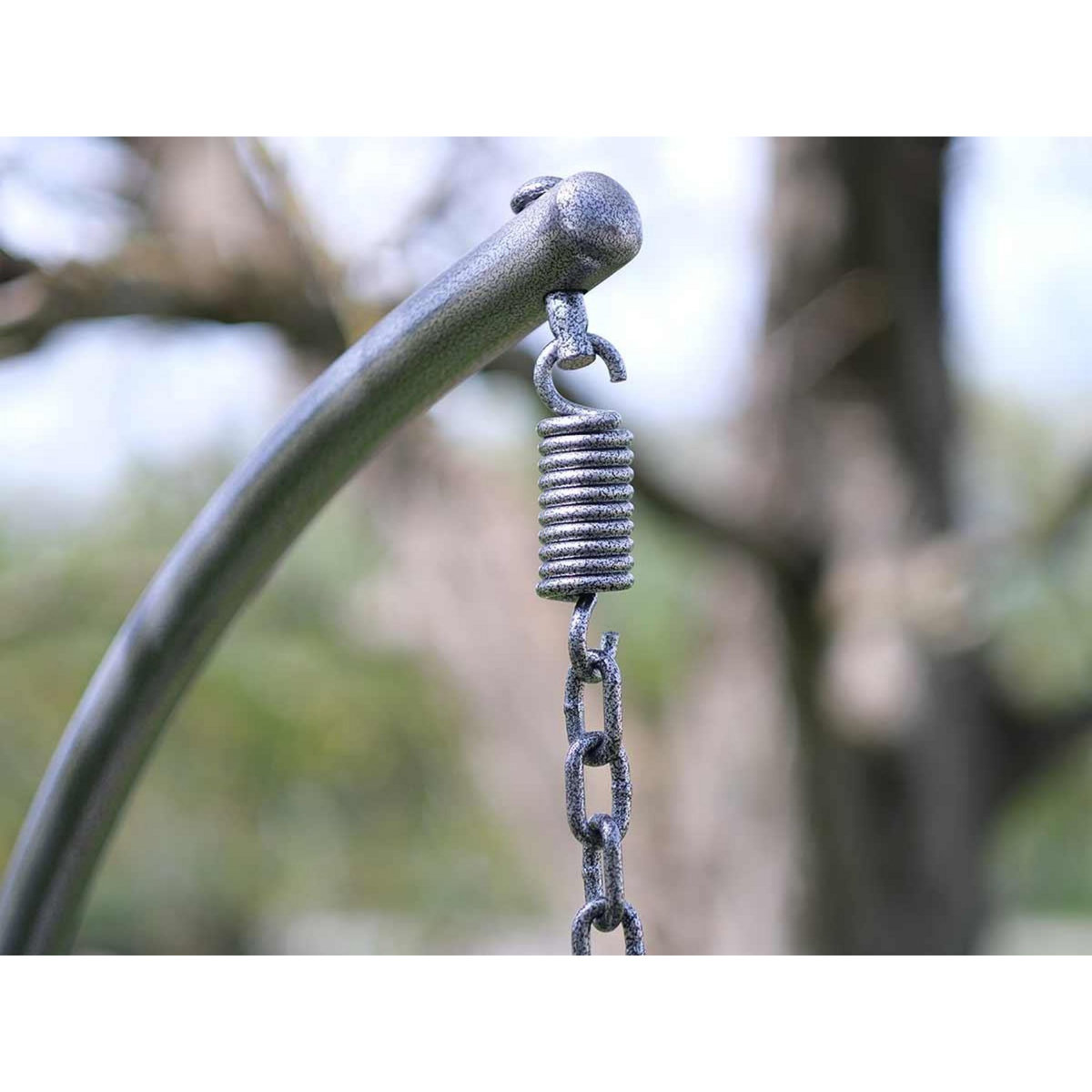 JARDIDECO Fauteuil suspendu London Gris - Jardideco