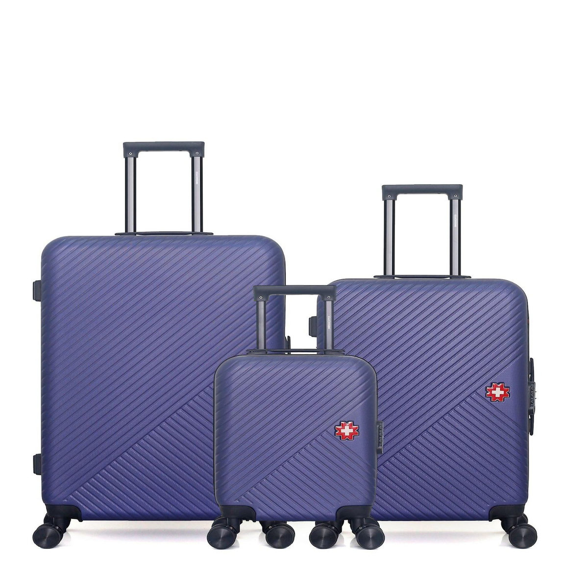 SWISS KOPPER SWISS KOPPER - LOT DE 3 - Valises grand format, weekend et cabine XXS SPIEZ