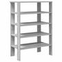 Voir la diapositive 2 : VIDAXL Étagère à chaussures sonoma gris 61x32x87,5 cm bois ingénierie