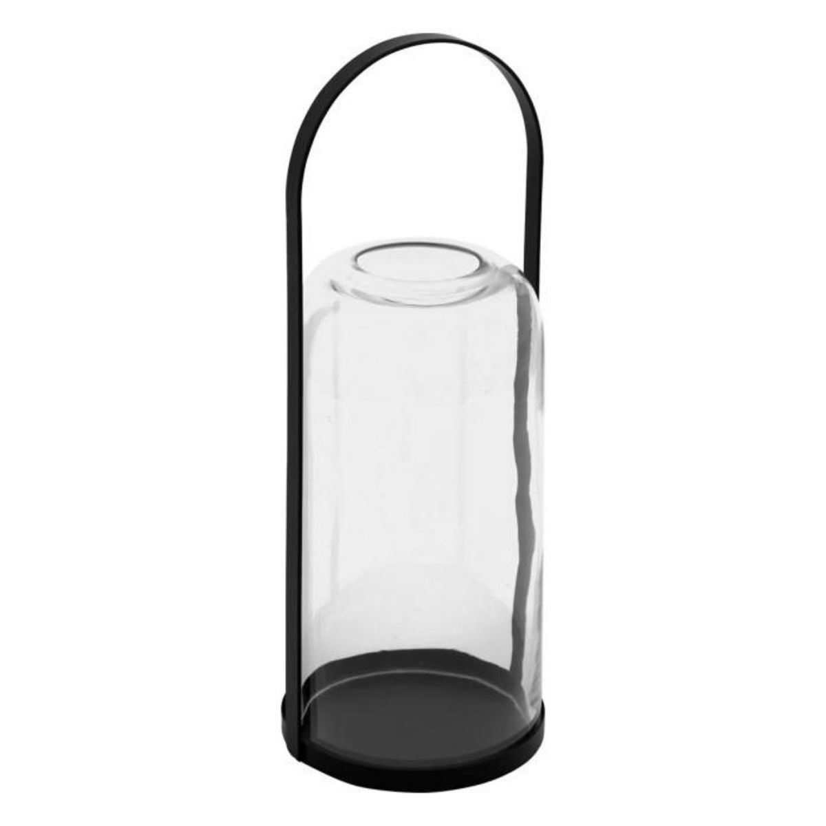 ATMOSPHERA Lanterne LED en Verre  Jako  35cm Noir