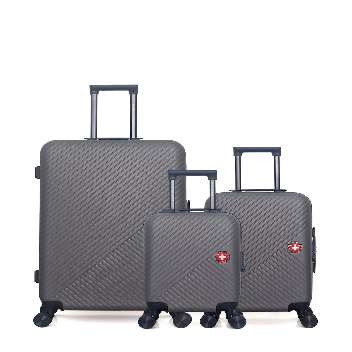 SWISS KOPPER SWISS KOPPER - LOT DE 3 - Valises grand format, cabine et cabine XXS SPIEZ