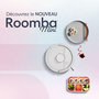 Voir la diapositive 2 : IROBOT Robot Aspirateur Laveur Roomba Mini Blanc F155240