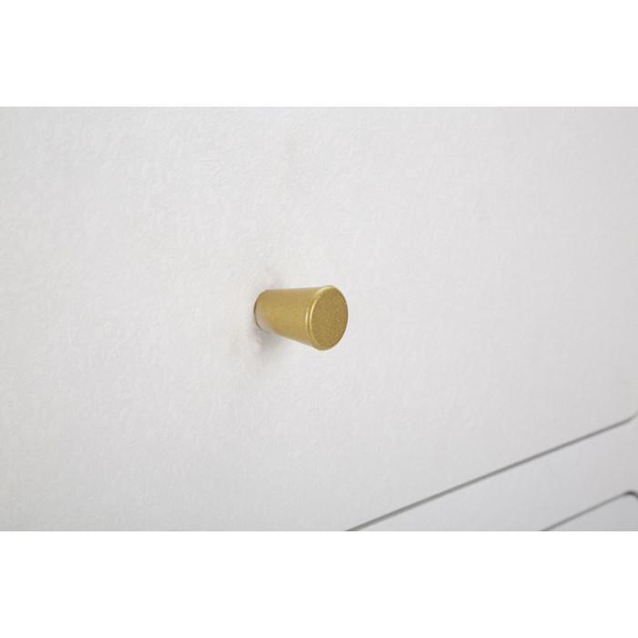 Voir la diapositive 6 : Paris Prix Table de Chevet Design  Venus  79cm Blanc & Or