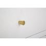 Voir la diapositive 6 : Paris Prix Table de Chevet Design  Venus  79cm Blanc & Or