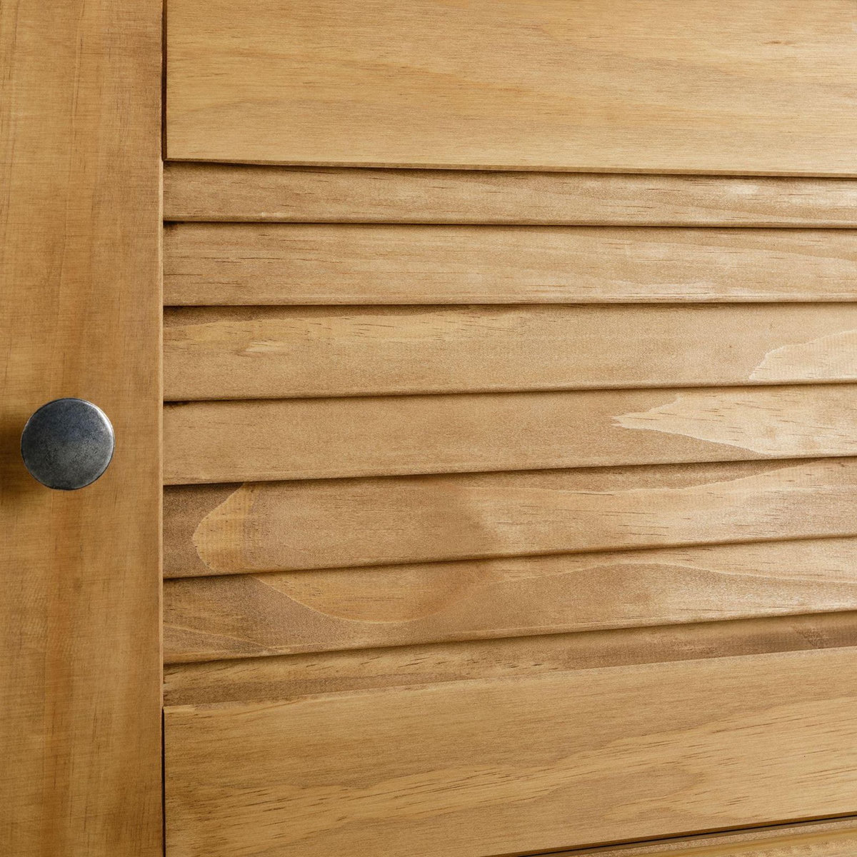 IDIMEX Meuble TV VENETA L 106 cm, bois massif – Coloris naturel