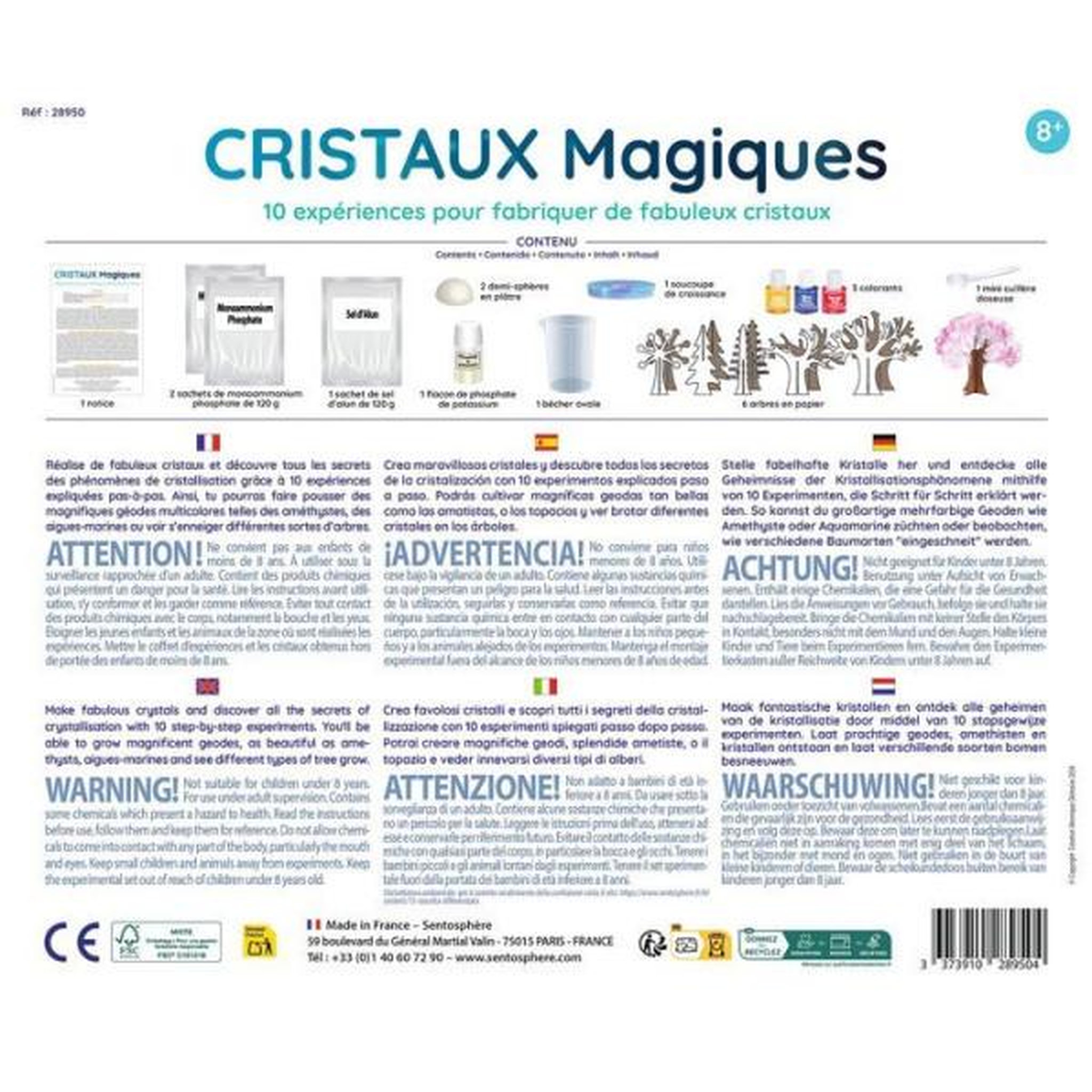 Voir la diapositive 3 : Sentosphere Kit d Experience Cristaux magiques