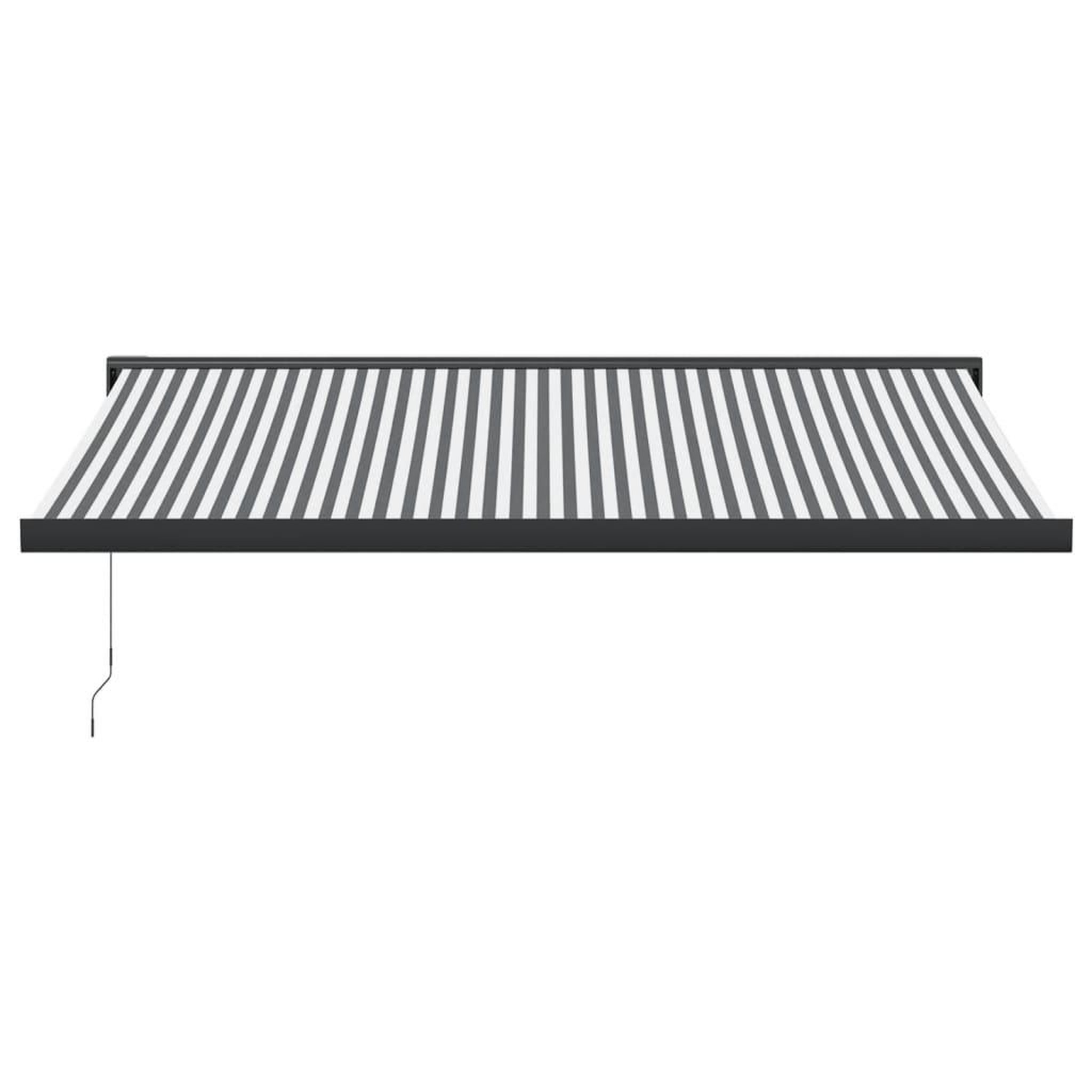 Voir la diapositive 3 : VIDAXL Auvent retractable anthracite et blanc 4,5x3 m tissu/aluminium