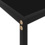 VIDAXL Table console Noir 100x35x75 cm Verre trempe