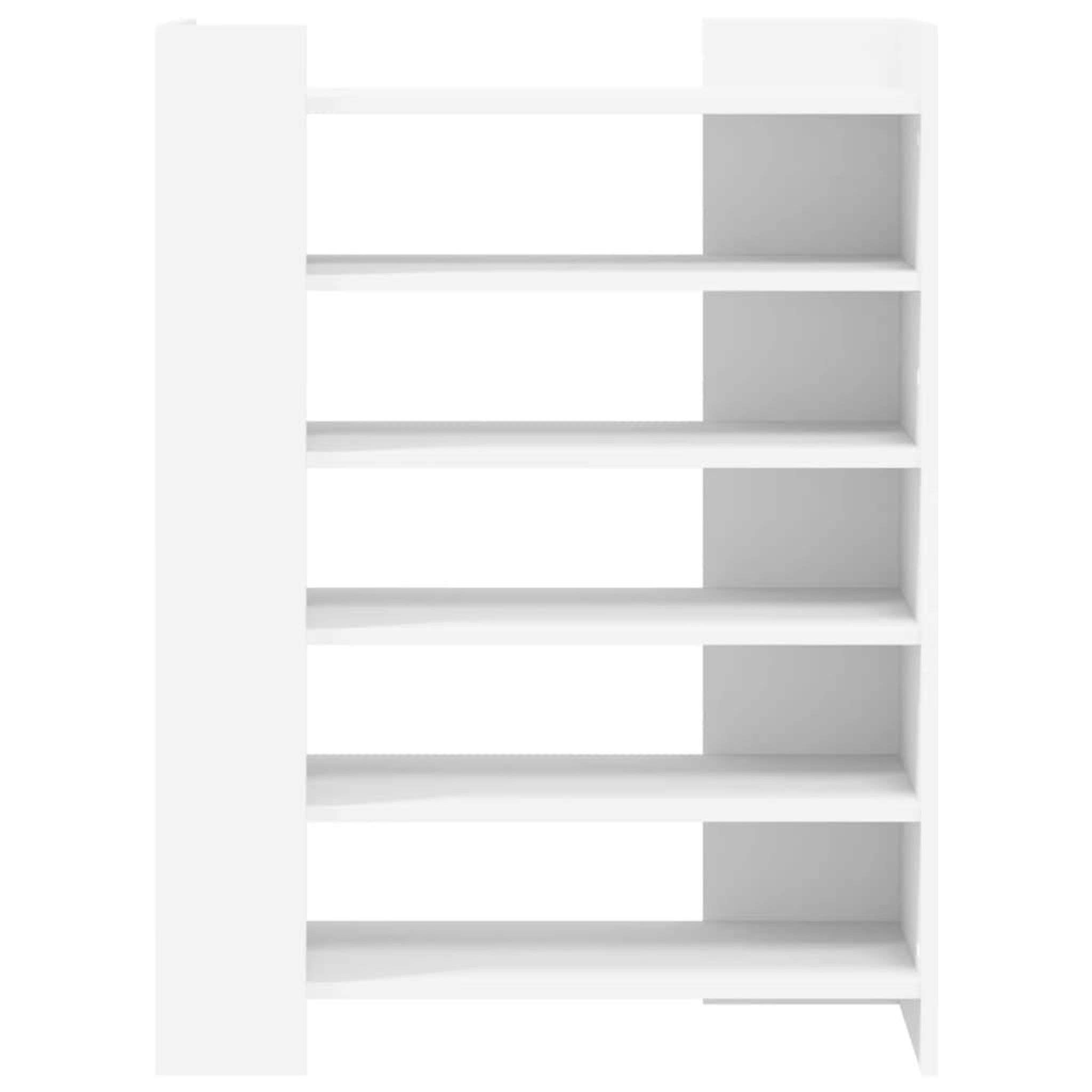 Voir la diapositive 4 : VIDAXL Armoire a chaussures blanc 74,5x37,5x100 cm bois d'ingenierie