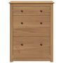 Voir la diapositive 4 : VIDAXL Armoire a chaussures Panama 80x35x105 cm bois de pin massif