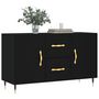 Voir la diapositive 3 : VIDAXL Buffet noir 100x36x60 cm bois d'ingenierie
