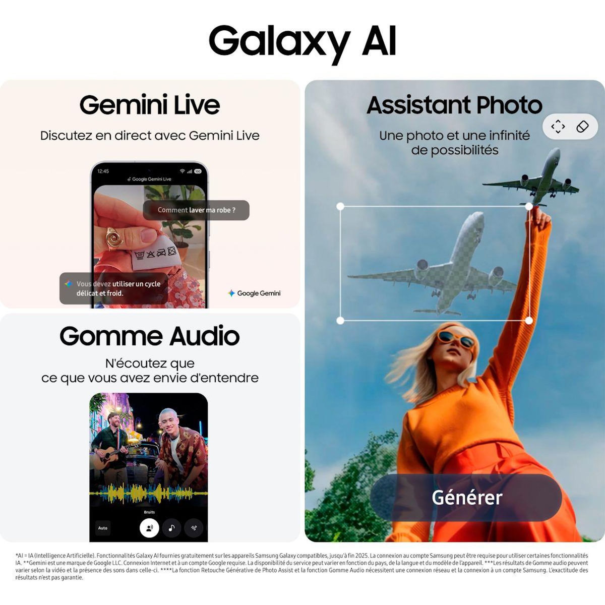 Samsung Smartphone Galaxy S25FE Noir EE 128G 5G