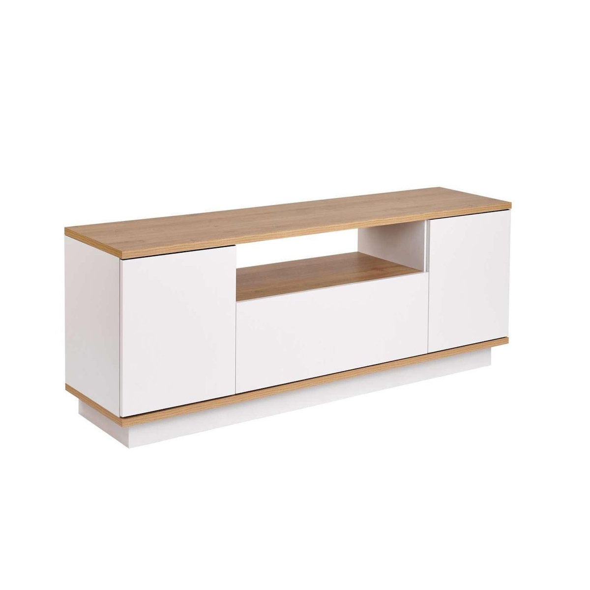 Habitat et Jardin Meuble TV en bois  Veramont  - 180 x 44 x 44 cm - Marron clair