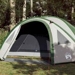 VIDAXL Tente de camping a dome 4 personnes vert impermeable