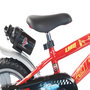 Voir la diapositive 4 : CARS Vélo CARS / DISNEY 12'' - Vélo pour enfant < 90 cm - équipé de 1 frein - 2 stabilisateurs amovibles - plaque avant décorative !
