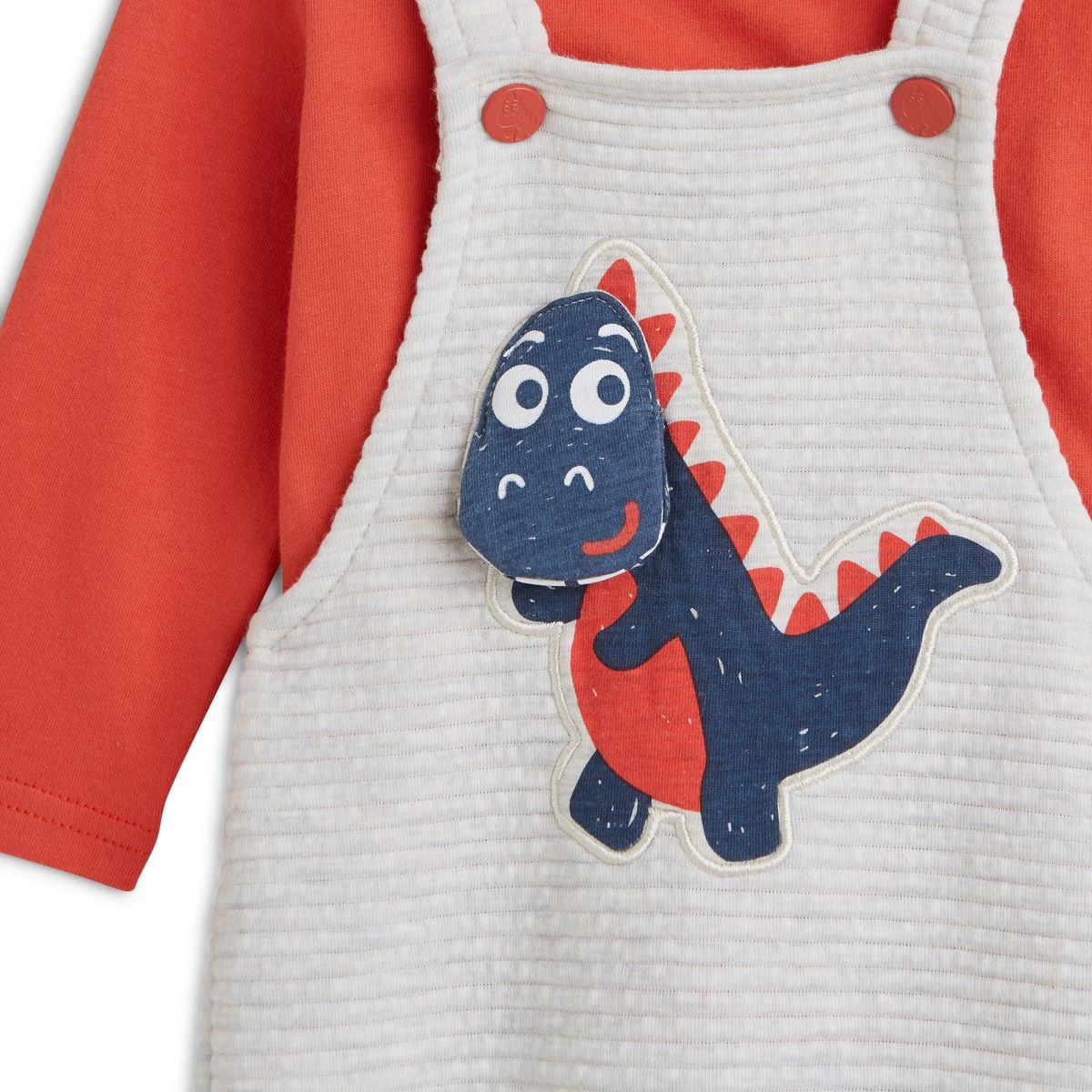 IN EXTENSO Ensemble salopette + t-shirt manches longues bébé garçon