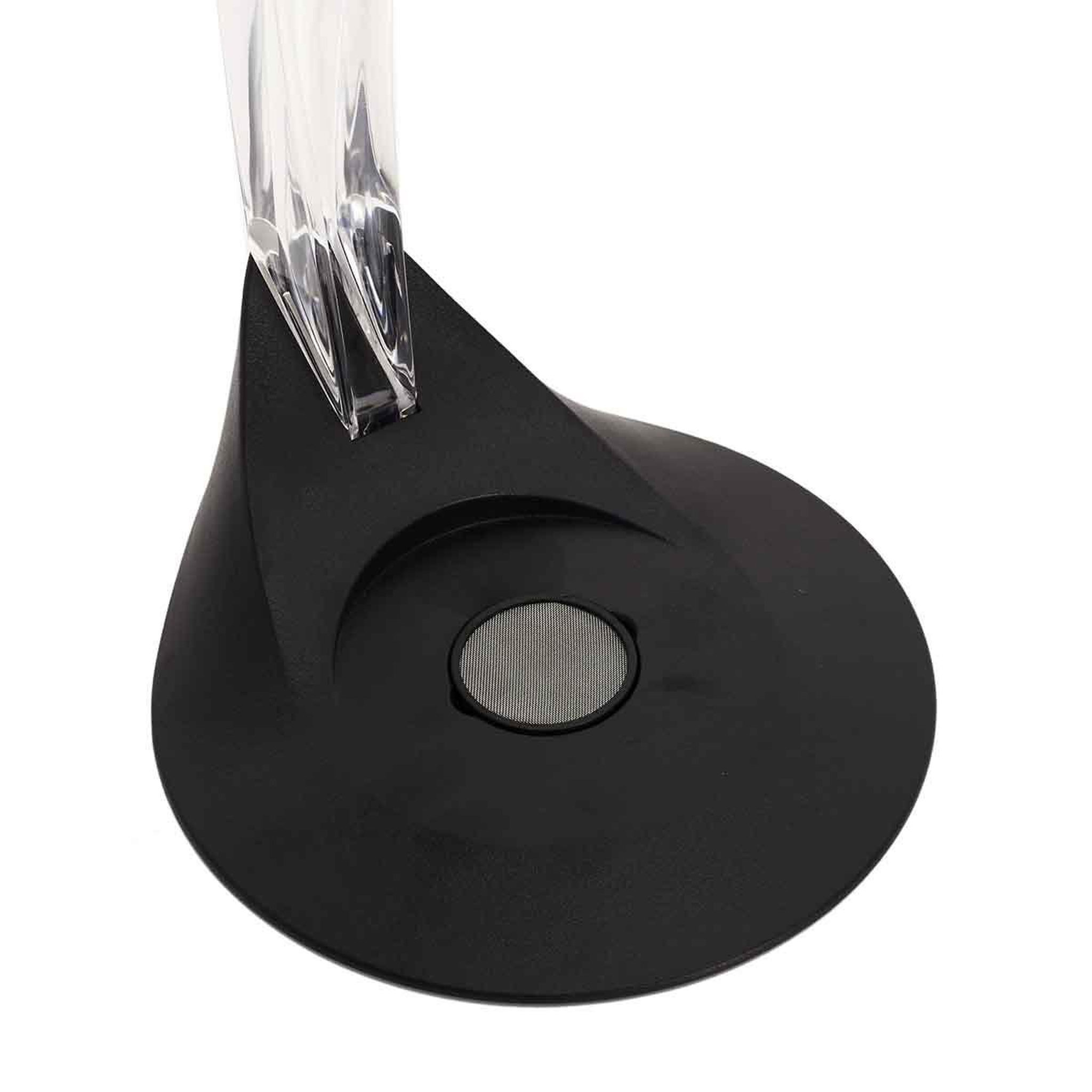 Voir la diapositive 4 : COOK CONCEPT Aérateur de vin  avec support  31cm noir