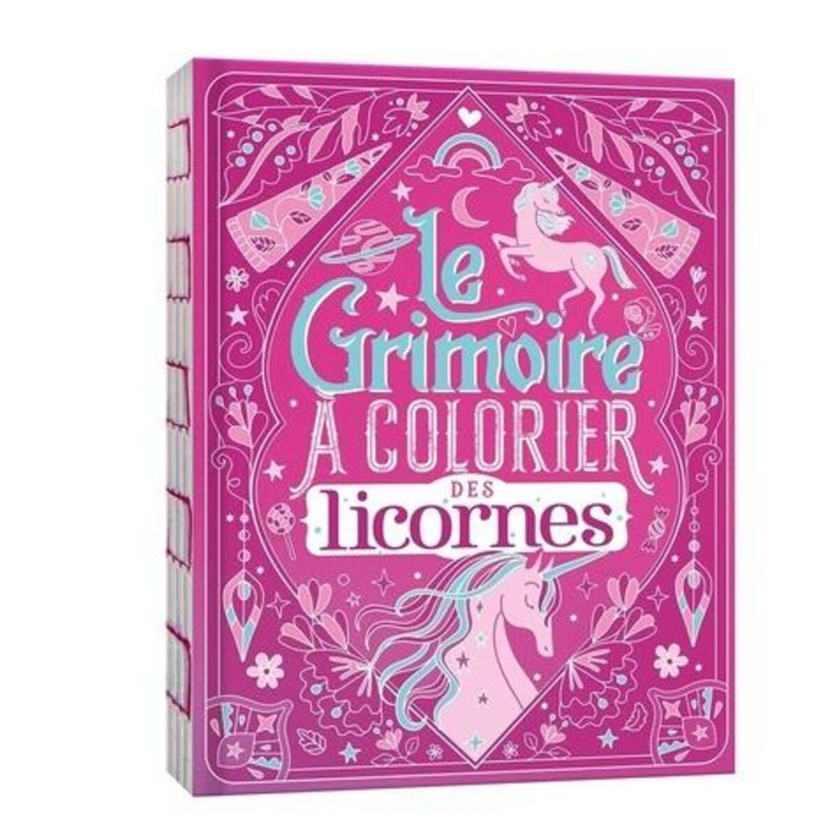 LE GRIMOIRE A COLORIER DES LICORNES, Sileo Cinzia