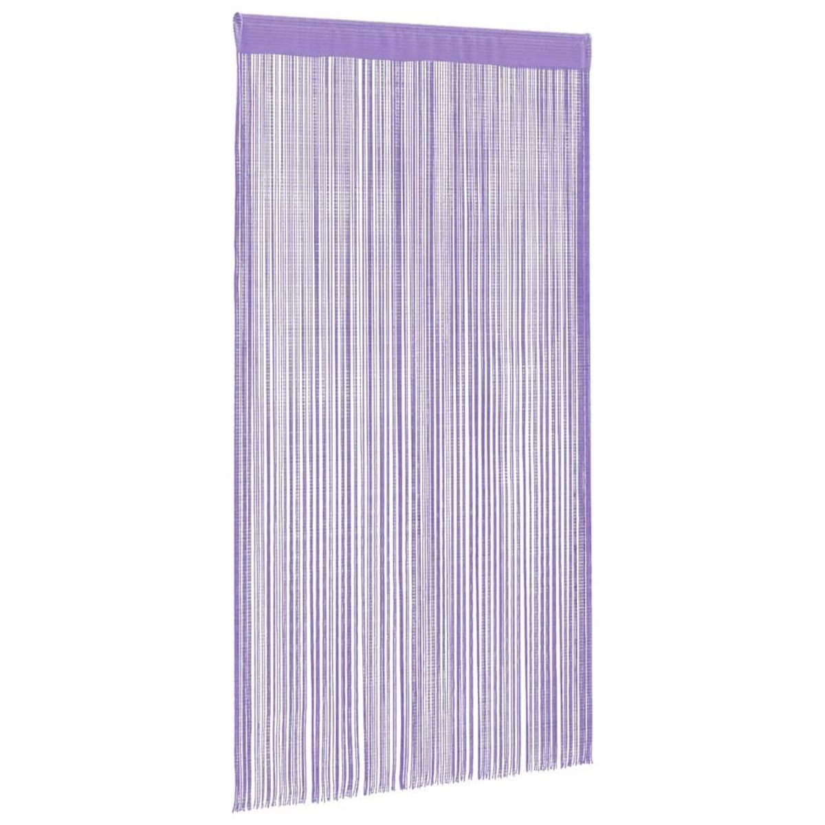 VIDAXL Rideaux a fils 2 pcs violet 100x250 cm