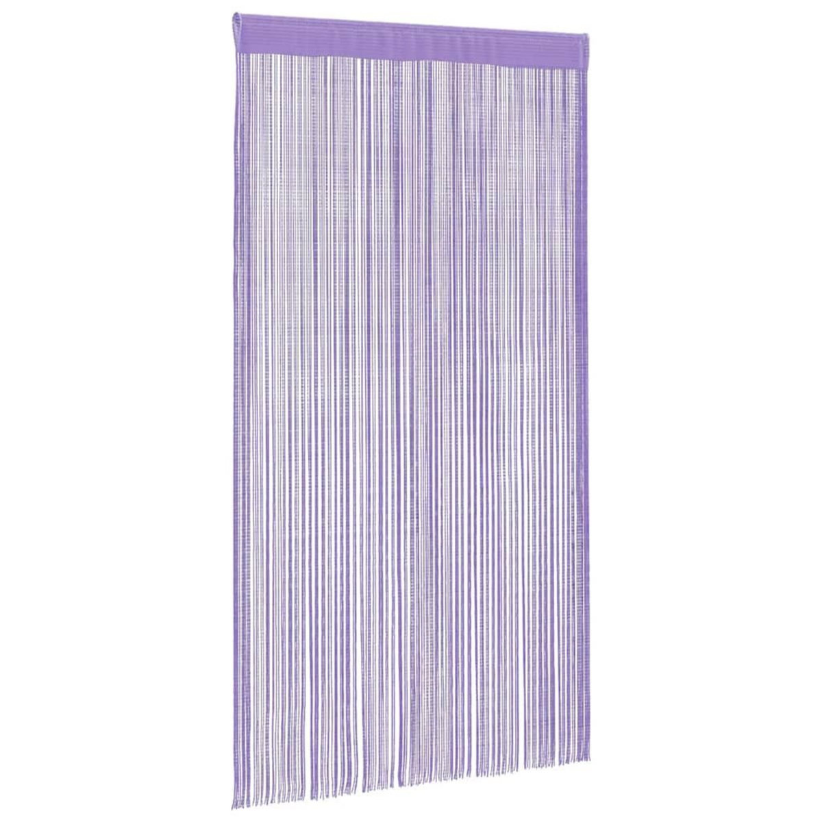 VIDAXL Rideaux a fils 2 pcs violet 100x250 cm