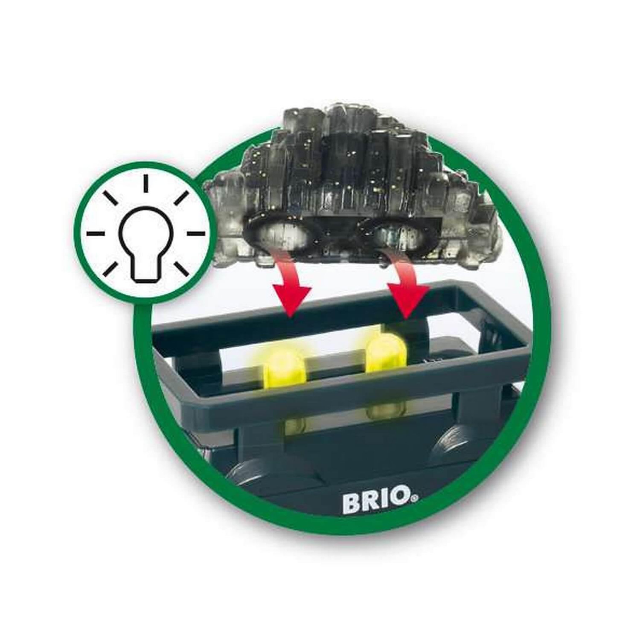 Voir la diapositive 3 : Brio Wagon Lumineux Charge d'Or