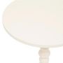Voir la diapositive 2 : ATMOSPHERA Table d'Appoint Ronde  Alix  50cm Ivoire