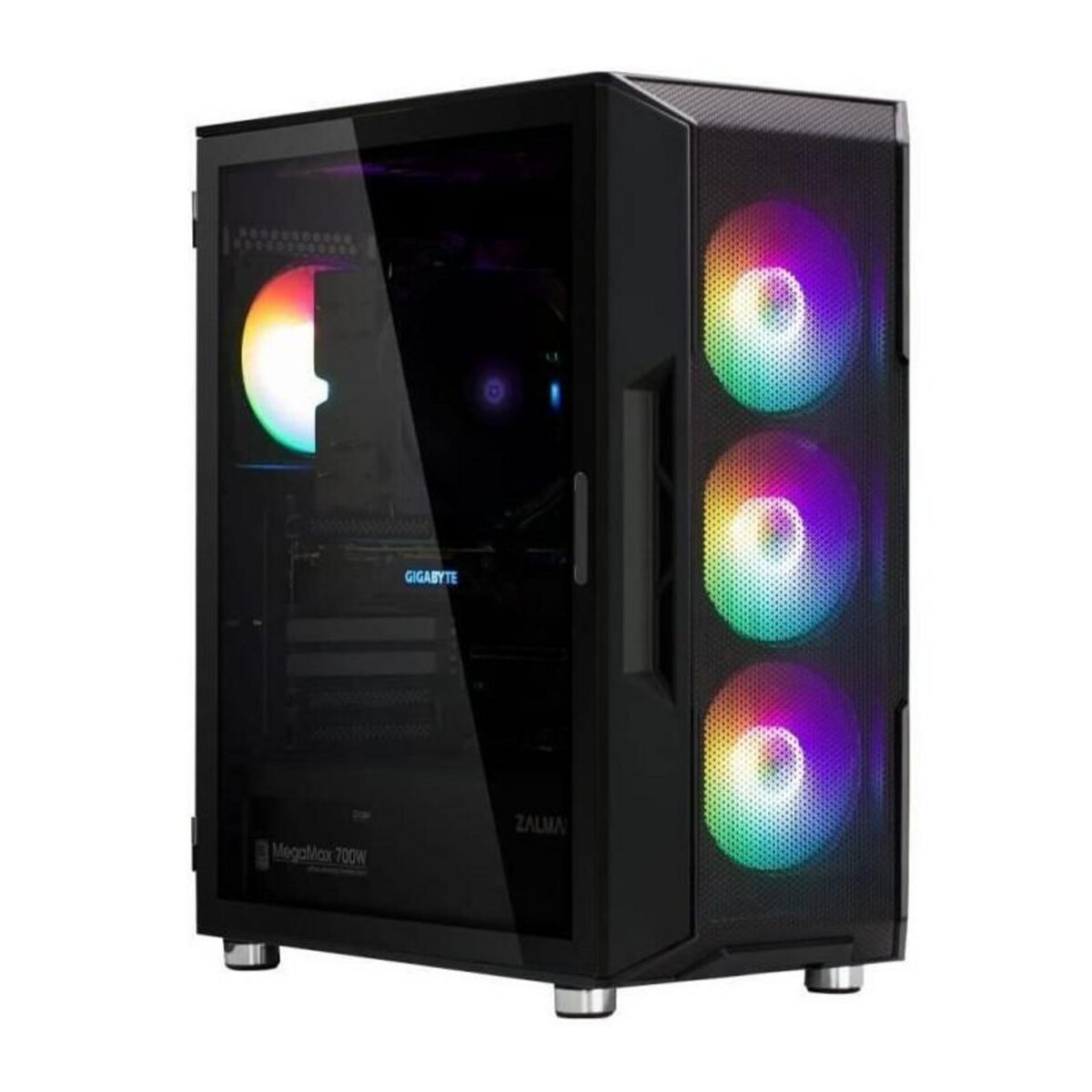 Zalman Boitier PC sans alimentation - ZALMAN i3 NEO (Noir) - Moyen tour - Format ATX
