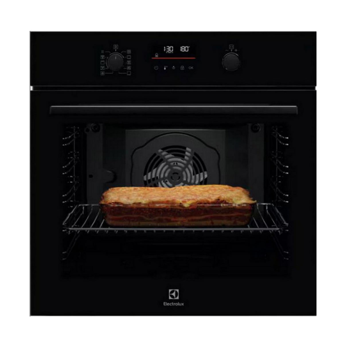 ELECTROLUX Four intégrable multifonction 72l 60cm pyrolyse noir - LOF6P16Z