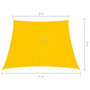Voir la diapositive 6 : VIDAXL Voile de parasol Tissu Oxford trapeze 2/4x3 m Jaune