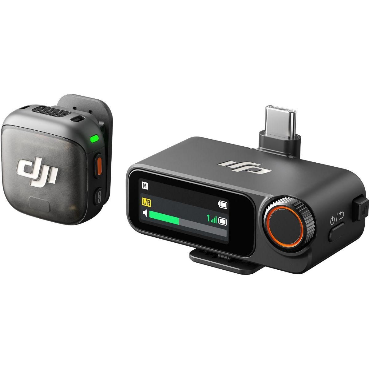 DJI Micro cravate sans fil Mic 3 (1 TX + 1 RX)