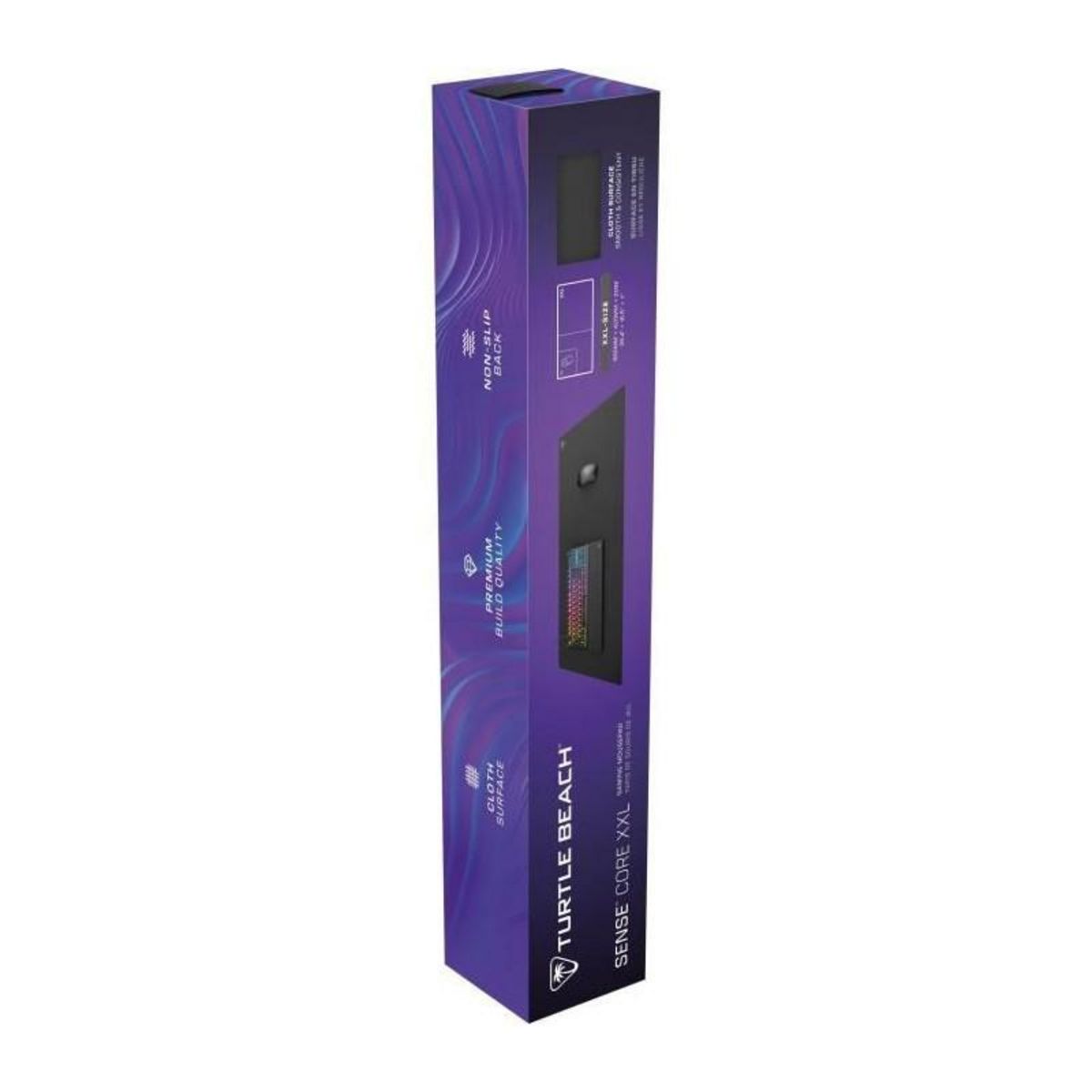 Turtle Beach Tapis de souris de jeu - Turtle Beach SenseCore XXL - Surface micro-tissée, équilibré, confortable