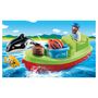 Voir la diapositive 4 : PLAYMOBIL 70183 - 1.2.3 - Bateau et pêcheur
