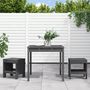 Voir la diapositive 1 : VIDAXL Ensemble de bistrot de jardin 3 pcs gris bois de pin massif
